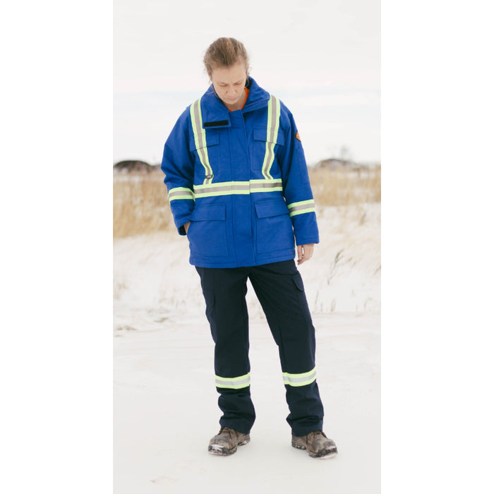 Keltek® Women's Premium Insulated FR Safety Parka - Royal Blue - 586S