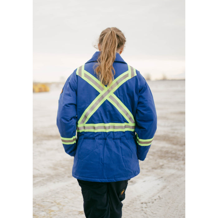 Keltek® Women's Premium Insulated FR Safety Parka - Royal Blue - 586S