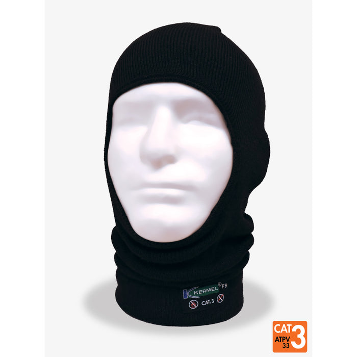 IFR Workwear® Kermel® Knit Rib Balaclava - Style J58 -  Black