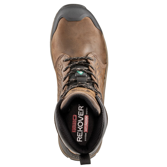 Kodiak® Men's Berg 6" Waterproof Composite Toe Safety Work Boot - Dark Brown - 1001DB