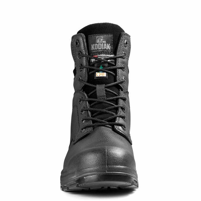 Kodiak® Men's Greb 8" Steel Toe Safety Work Boot - Black - 4TH3BK