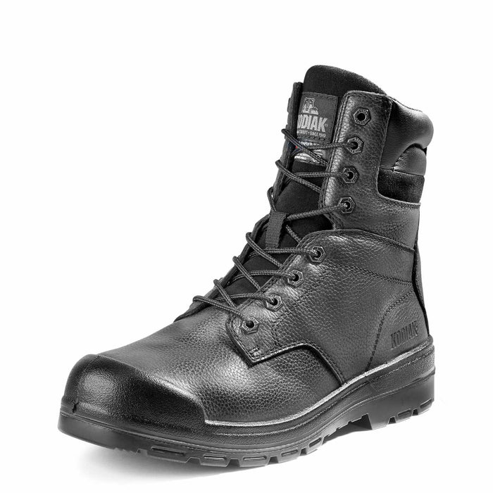 Kodiak® Men's Greb 8" Steel Toe Safety Work Boot - Black - 4TH3BK