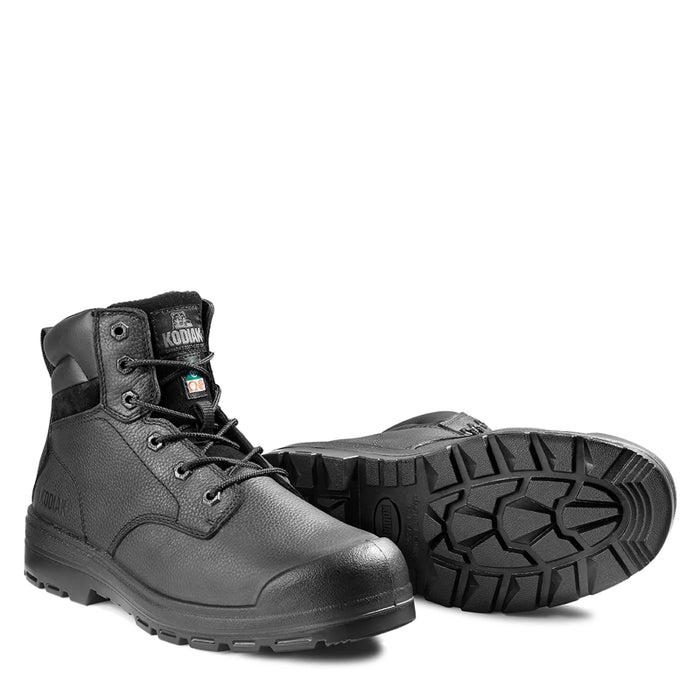 Kodiak® Men's Greb 6" Steel Toe Safety Work Boot - Black - 4TH4BK