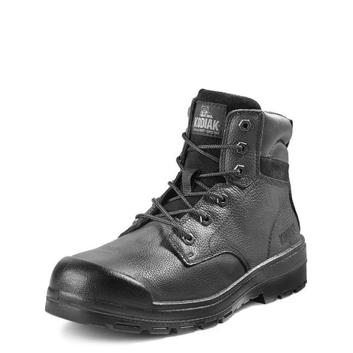 Kodiak® Men's Greb 6" Steel Toe Safety Work Boot - Black - 4TH4BK