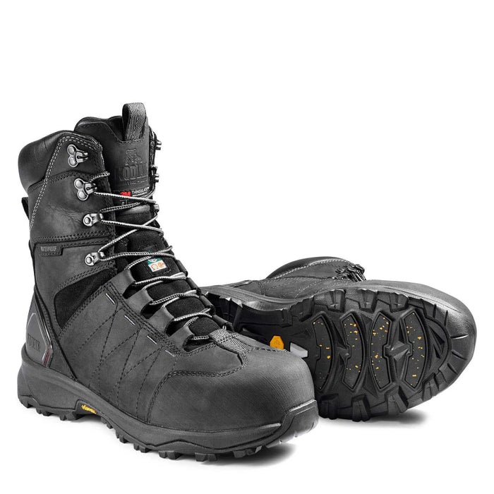 Kodiak® Men's Ice Conqueror 8" Waterproof Composite Toe Winter Safety Work Boot - Black - 4TGDBK
