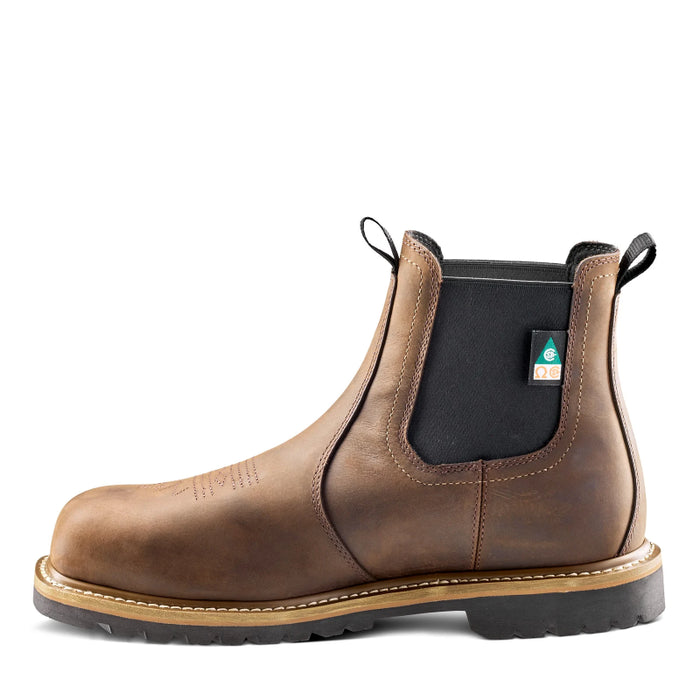 Kodiak® Men's Lundbreck Chelsea Composite Toe Safety Work Boot - Dark Brown - 1018DB