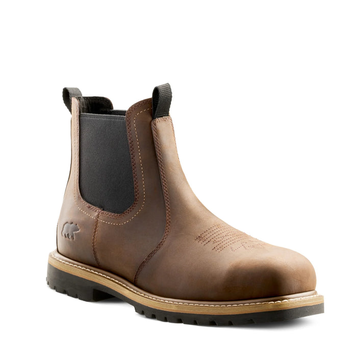 Kodiak® Men's Lundbreck Chelsea Composite Toe Safety Work Boot - Dark Brown - 1018DB