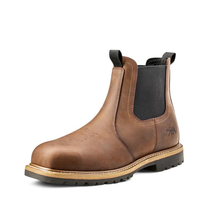 Kodiak® Men's Lundbreck Chelsea Composite Toe Safety Work Boot - Dark Brown - 1018DB