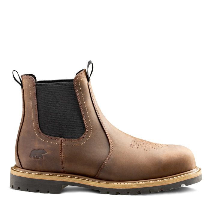 Kodiak® Men's Lundbreck Chelsea Composite Toe Safety Work Boot - Dark Brown - 1018DB