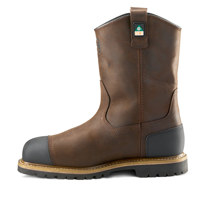 Kodiak® Men's Lundbreck Shield Waterproof Composite Toe Wellington Work Boot - Dark Brown - 1303DB