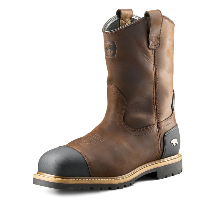 Kodiak® Men's Lundbreck Shield Waterproof Composite Toe Wellington Work Boot - Dark Brown - 1303DB