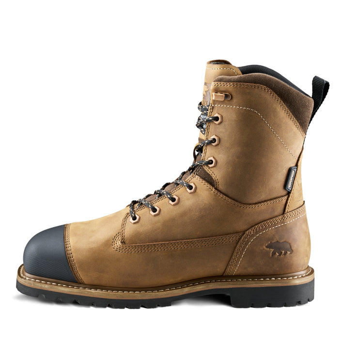 Kodiak® Men's Lundbreck 8" Waterproof Composite Toe Wellington Work Boot - Brown - 1167BN
