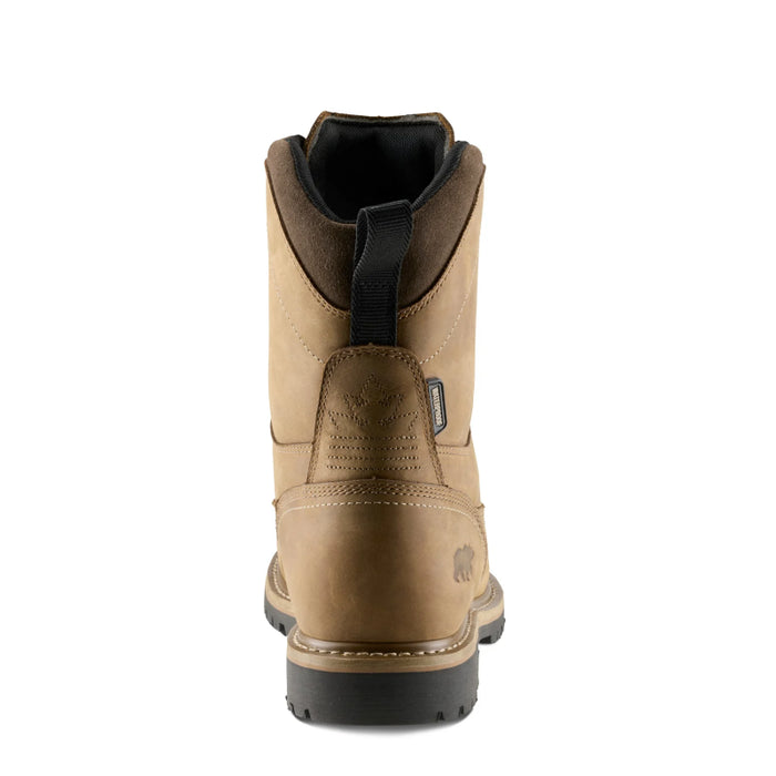 Kodiak® Men's Lundbreck 8" Waterproof Composite Toe Wellington Work Boot - Brown - 1167BN