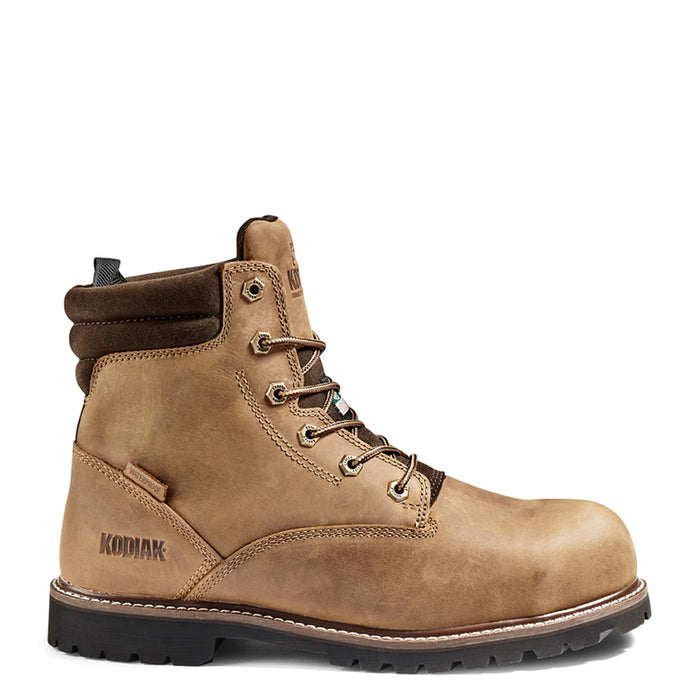 Kodiak® Men's McKinney 6" Waterproof Composite Toe Safety Work Boot - Brown - K4TFBN