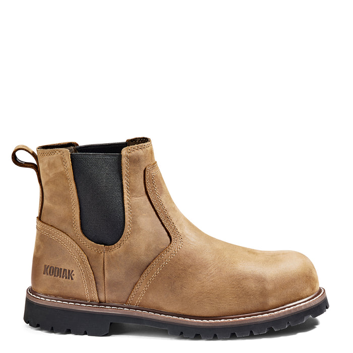 Kodiak® Men's McKinney Composite Toe Chelsea Safety Work Boot - Brown - K4TCBN