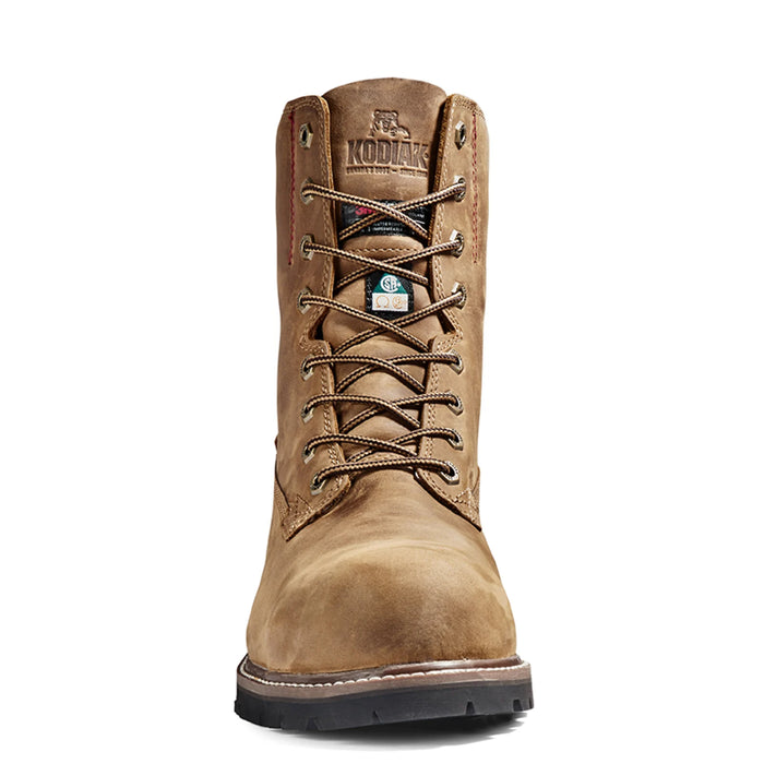 Kodiak® Men's McKinney 8" Waterproof Composite Toe Safety Work Boot - Brown - 4NLSBN