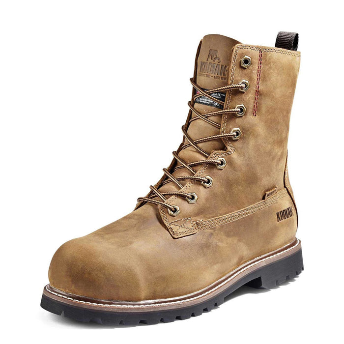 Kodiak® Men's McKinney 8" Waterproof Composite Toe Safety Work Boot - Brown - 4NLSBN