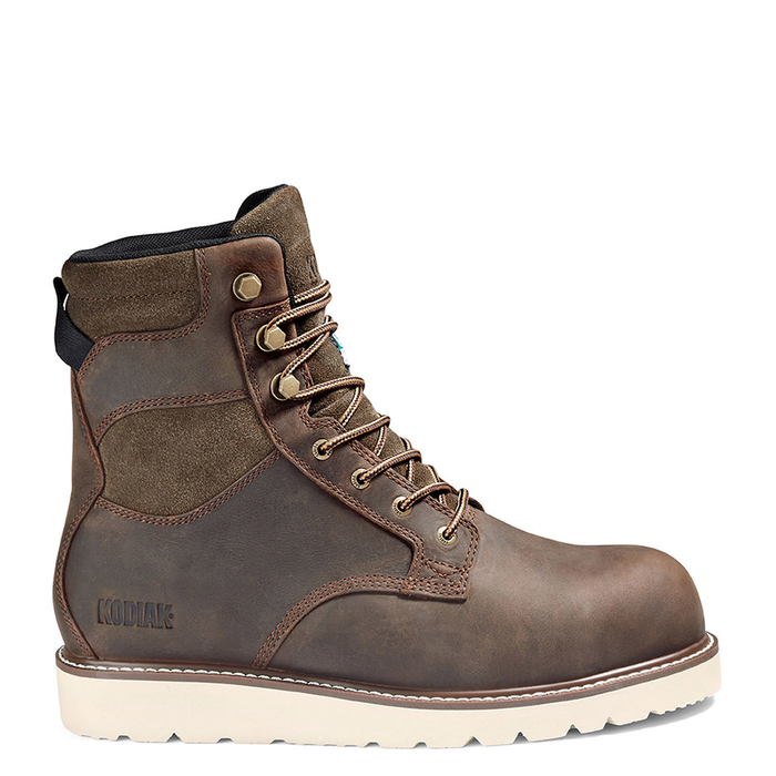 Kodiak® Men's McKinney Wedge 8" Composite Toe Safety Work Boot - Dark Brown - 834PDB