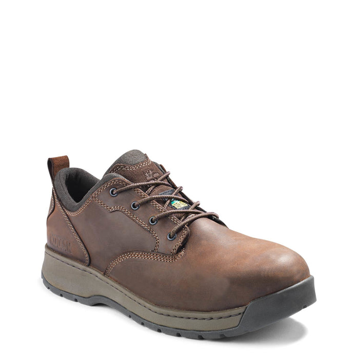 Kodiak® Men's Montario Aluminum Toe Safety Work Shoes - Dark Brown - 4NL6DB