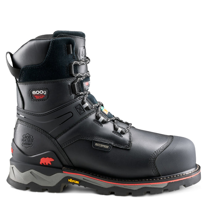 Kodiak® Men's Neragon Arctic 8" Waterproof Composite Toe Safety Work Boot - Black - 1095BK