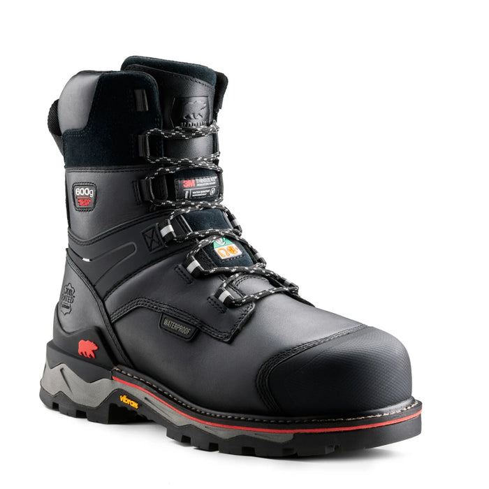 Kodiak® Men's Neragon Arctic 8" Waterproof Composite Toe Safety Work Boot - Black - 1095BK