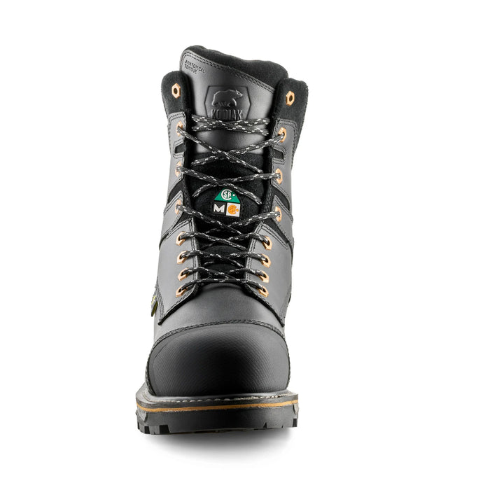 Kodiak® Men's Neragon 8" Waterproof Composite Toe Safety Work Boot with Internal Met Guard - Black - 1305BK