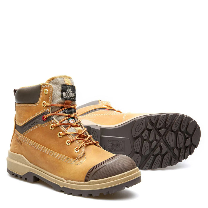 Kodiak® Men's ProWorker® Master 6" Composite Toe Safety Work Boot - wheat - 4TDGWT