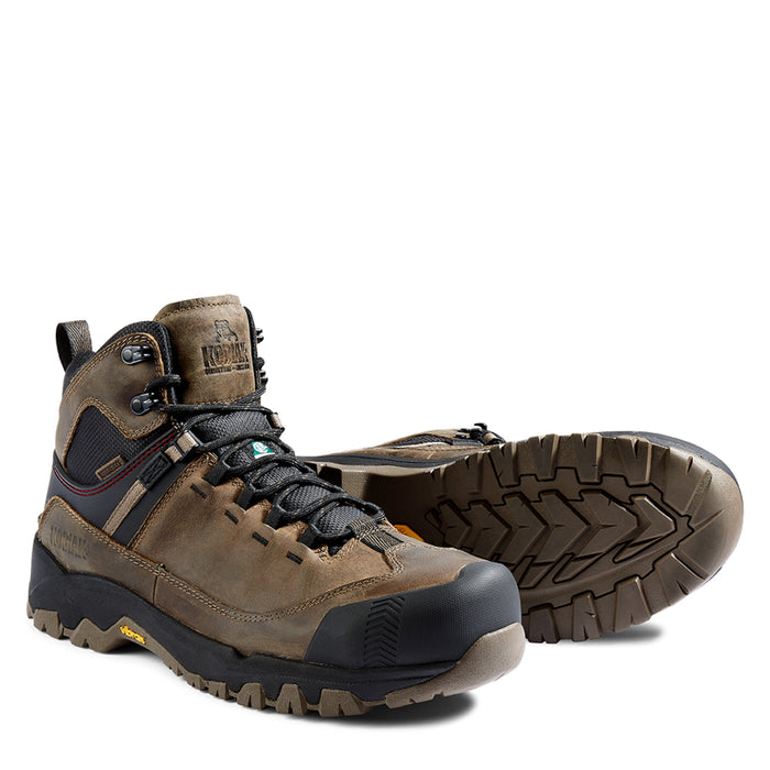 Kodiak® Men's Quest Bound Mid Waterproof Composite Toe Hiker Safety Work Boot - 4TEL