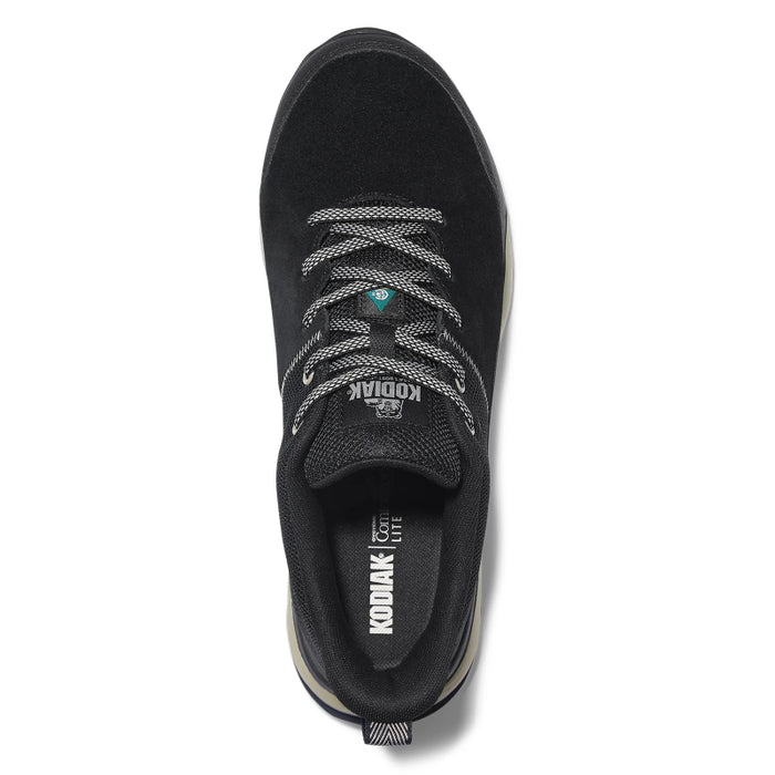 Kodiak® Men's Quicktrail Leather Low Nano Composite Toe Athletic Safety Work Shoes - Black - 835DBK