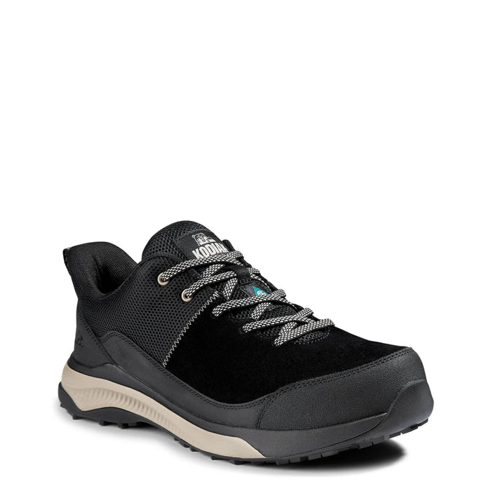 Kodiak® Men's Quicktrail Leather Low Nano Composite Toe Athletic Safety Work Shoes - Black - 835DBK