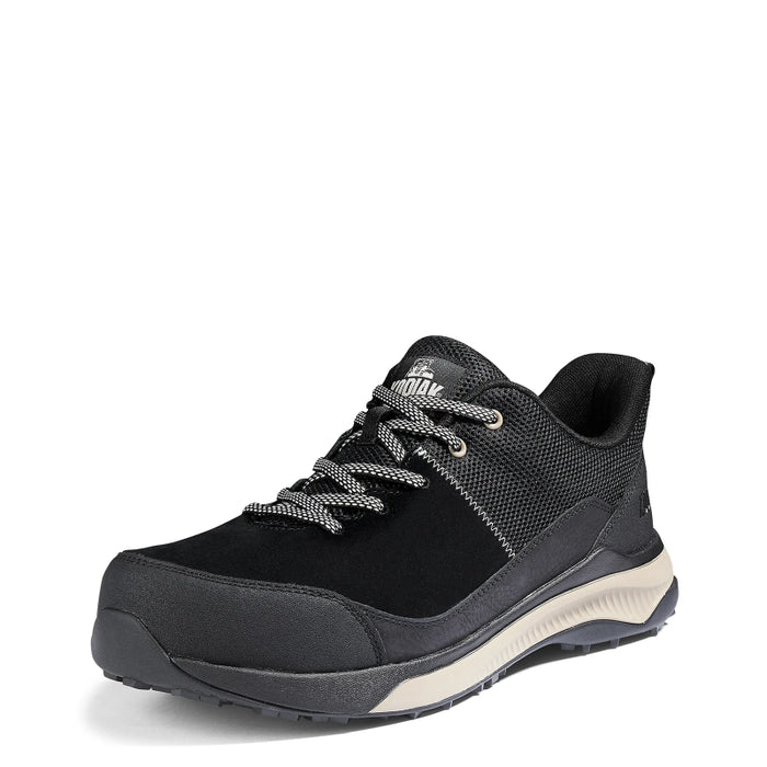 Kodiak® Men's Quicktrail Leather Low Nano Composite Toe Athletic Safety Work Shoes - Black - 835DBK