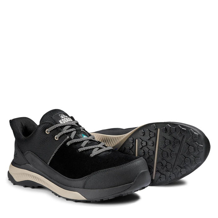 Kodiak® Men's Quicktrail Leather Low Nano Composite Toe Athletic Safety Work Shoes - Black - 835DBK