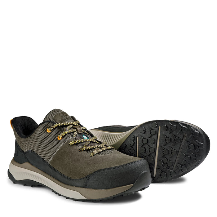 Kodiak® Men's Quicktrail Leather Low Nano Composite Toe Athletic Safety Work Shoes - Fossil - 835CFS