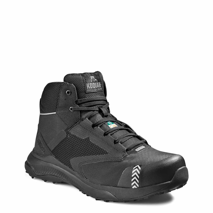 Kodiak® Men's Quicktrail Mid Nano Composite Toe Athletic Safety Work Shoes - Black - 4THQBK