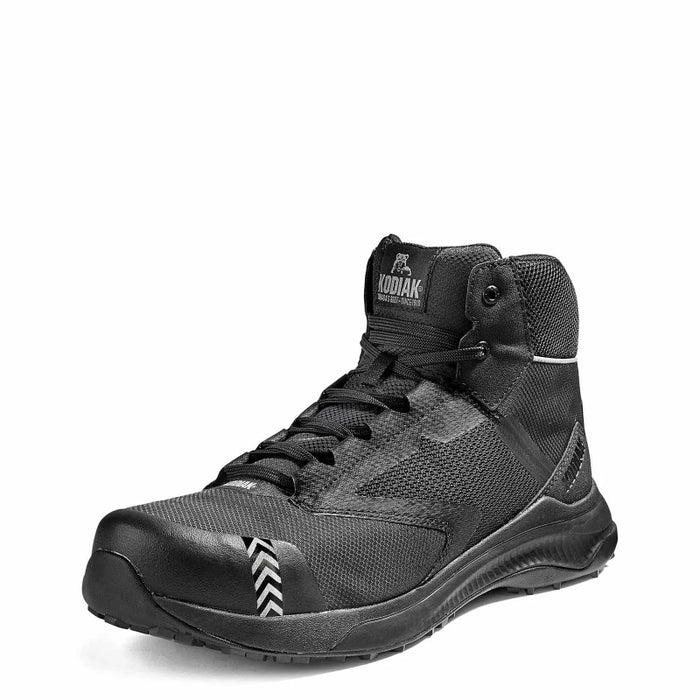 Kodiak® Men's Quicktrail Mid Nano Composite Toe Athletic Safety Work Shoes - Black - 4THQBK