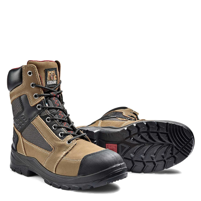 Kodiak® Men's Rebel 8" Steel Toe Safety Work Boot - Black/Brown - 3107SM