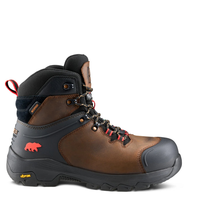 Kodiak® Men's Sawback Waterproof Composite Toe Hiker Safety Work Boot - Dark Brown - 1262DB