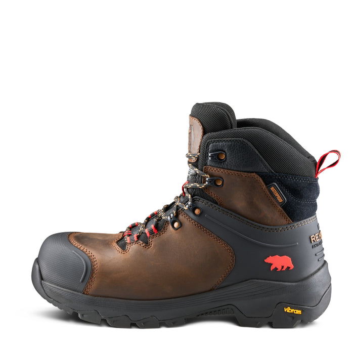 Kodiak® Men's Sawback Waterproof Composite Toe Hiker Safety Work Boot - Dark Brown - 1262DB
