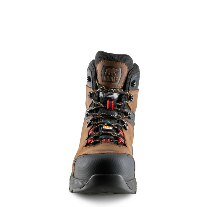 Kodiak® Men's Sawback Waterproof Composite Toe Hiker Safety Work Boot - Dark Brown - 1262DB
