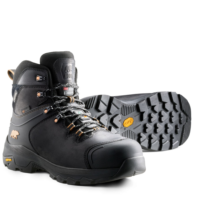 Kodiak® Men's Sawback Waterproof Composite Toe Hiker Safety Work Boot With Internal Met Guard - Black - 2311BK