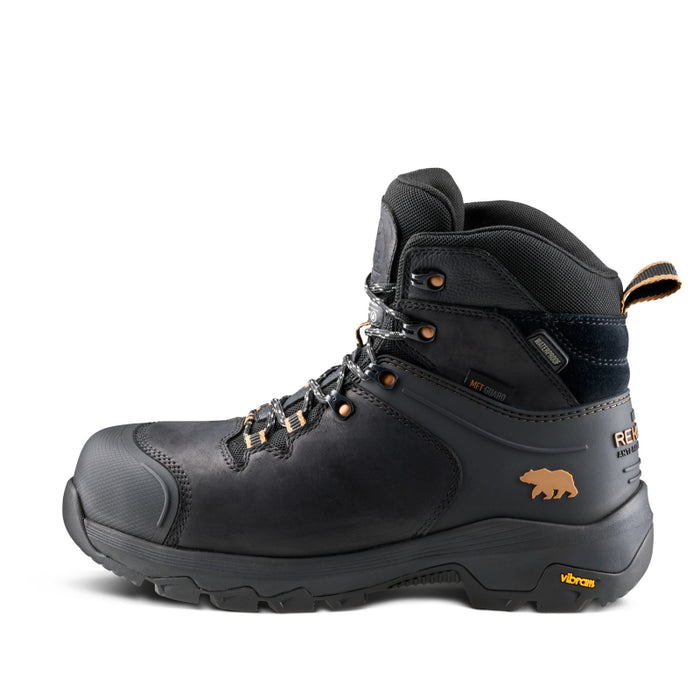 Kodiak® Men's Sawback Waterproof Composite Toe Hiker Safety Work Boot With Internal Met Guard - Black - 2311BK