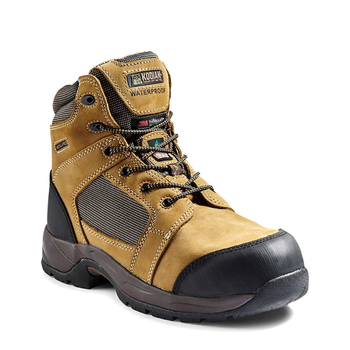 Kodiak® Men's Trakker Waterproof Composite Toe Hiker Safety Work Boot - Brown - 3023BN