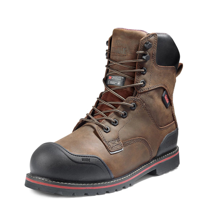Kodiak® Men's Widebody Warm 8" Composite Toe Winter Safety Work Boot - Dark Brown - 8353DB