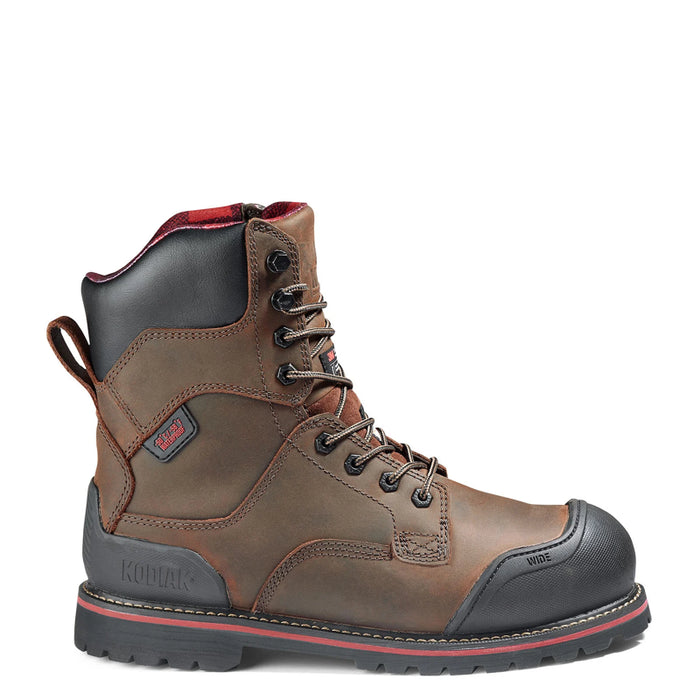 Kodiak® Men's Widebody Warm 8" Composite Toe Winter Safety Work Boot - Dark Brown - 8353DB