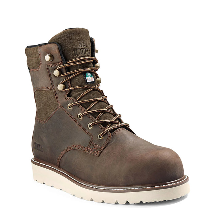 Kodiak® Men's McKinney Wedge 8" Composite Toe Safety Work Boot - Dark Brown - 834PDB