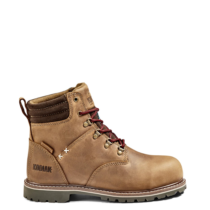 Kodiak® Women's Bralorne 6" Waterproof Composite Toe Safety Work Boot - Brown - K4TEBN