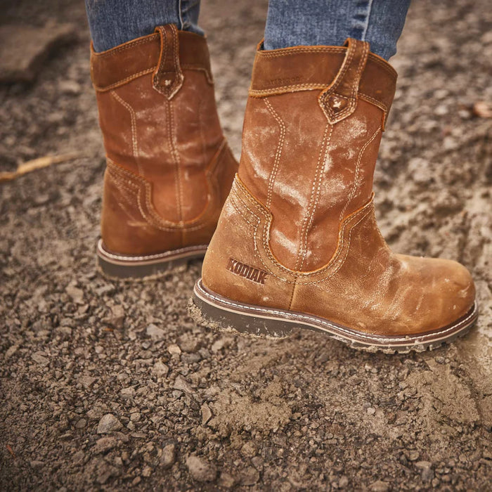 Kodiak® Women's Bralorne Wellington Waterproof Composite Toe Safety Work Boot - Wheat - 8354WT