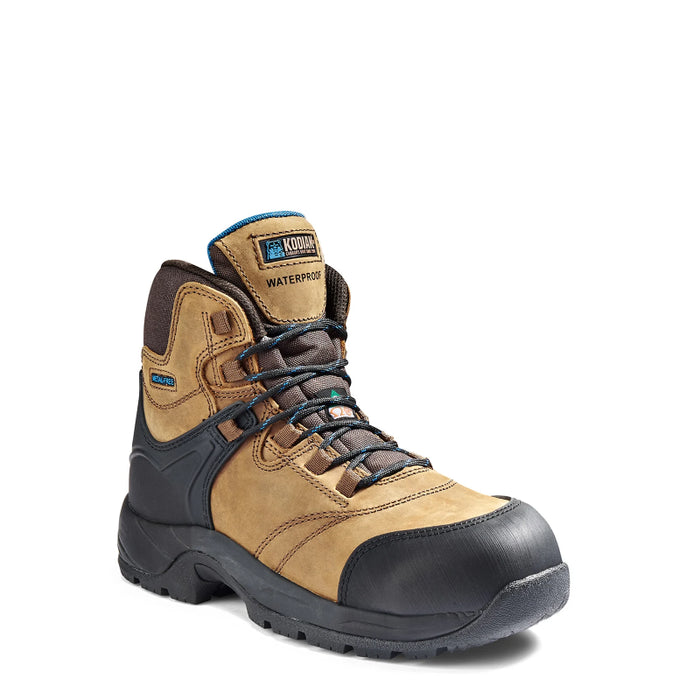 Kodiak® Women's Journey Waterproof Composite Toe Hiker Safety Work Boot - Brown - 3053BN