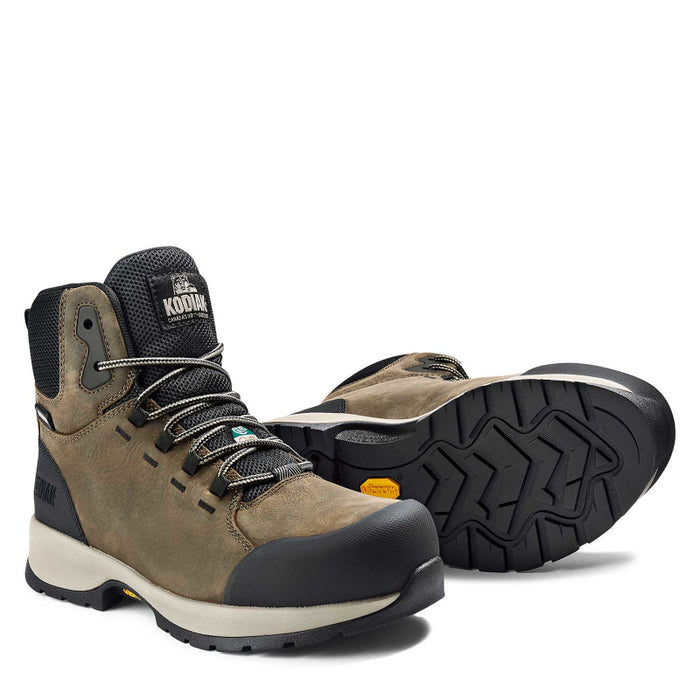 Kodiak® Women's Quest Bound Mid Waterproof Composite Toe Hiker Safety Work Boot - Fossil - 837AFS