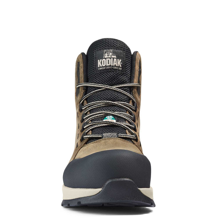 Kodiak® Women's Quest Bound Mid Waterproof Composite Toe Hiker Safety Work Boot - Fossil - 837AFS